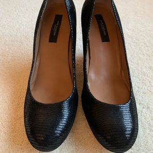 NWT Ann Taylor Kamela Wedge Pump - Lizard Print